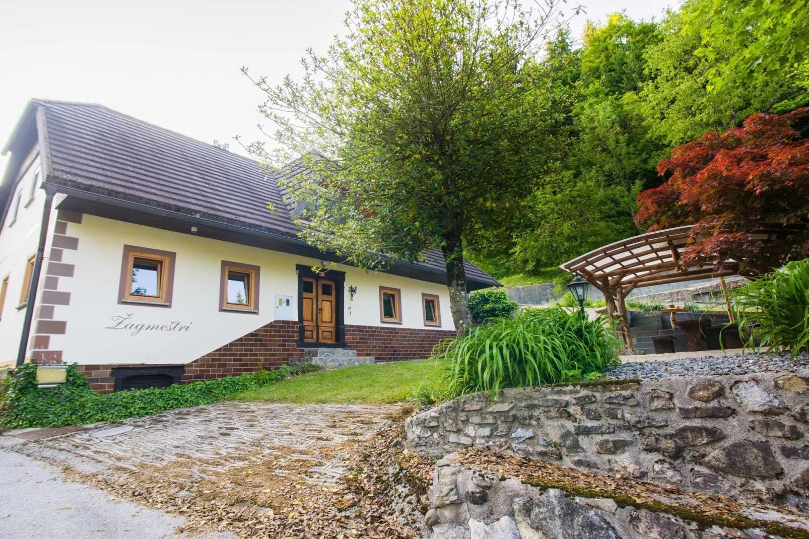 Rustic Authentic Holiday Home with Terrace and Wood Stove - Three Bedroom Holiday Home with Terrace-Im Freien