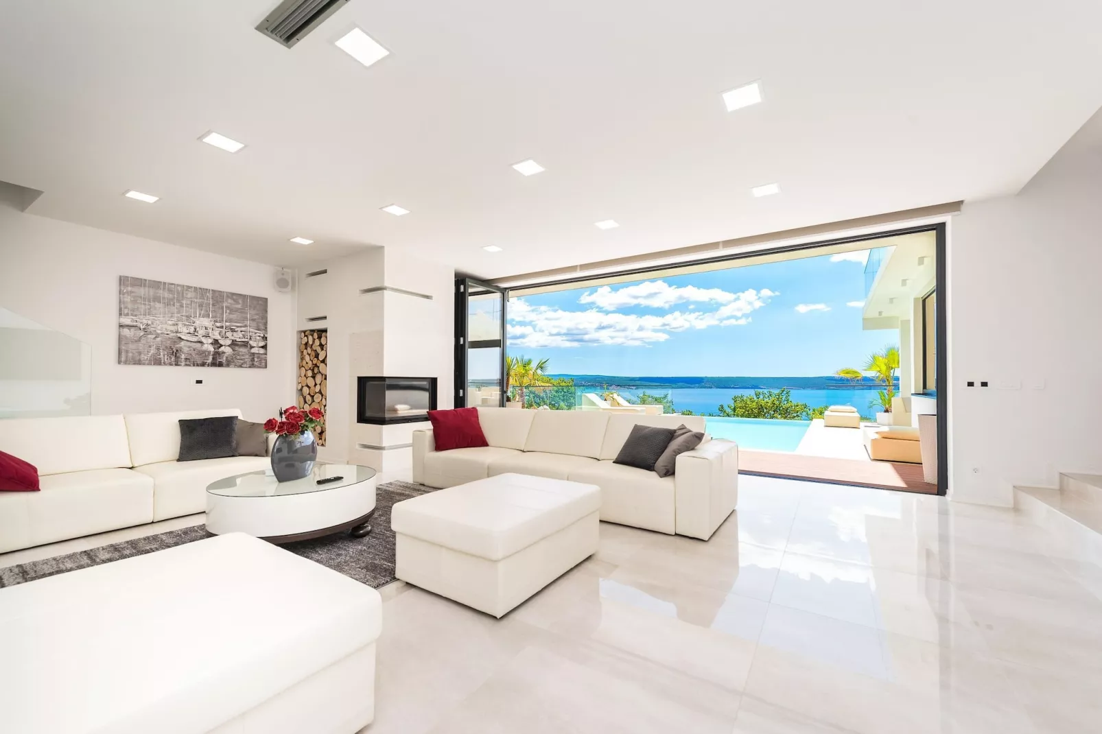 Luxury villa Michelle-Salon