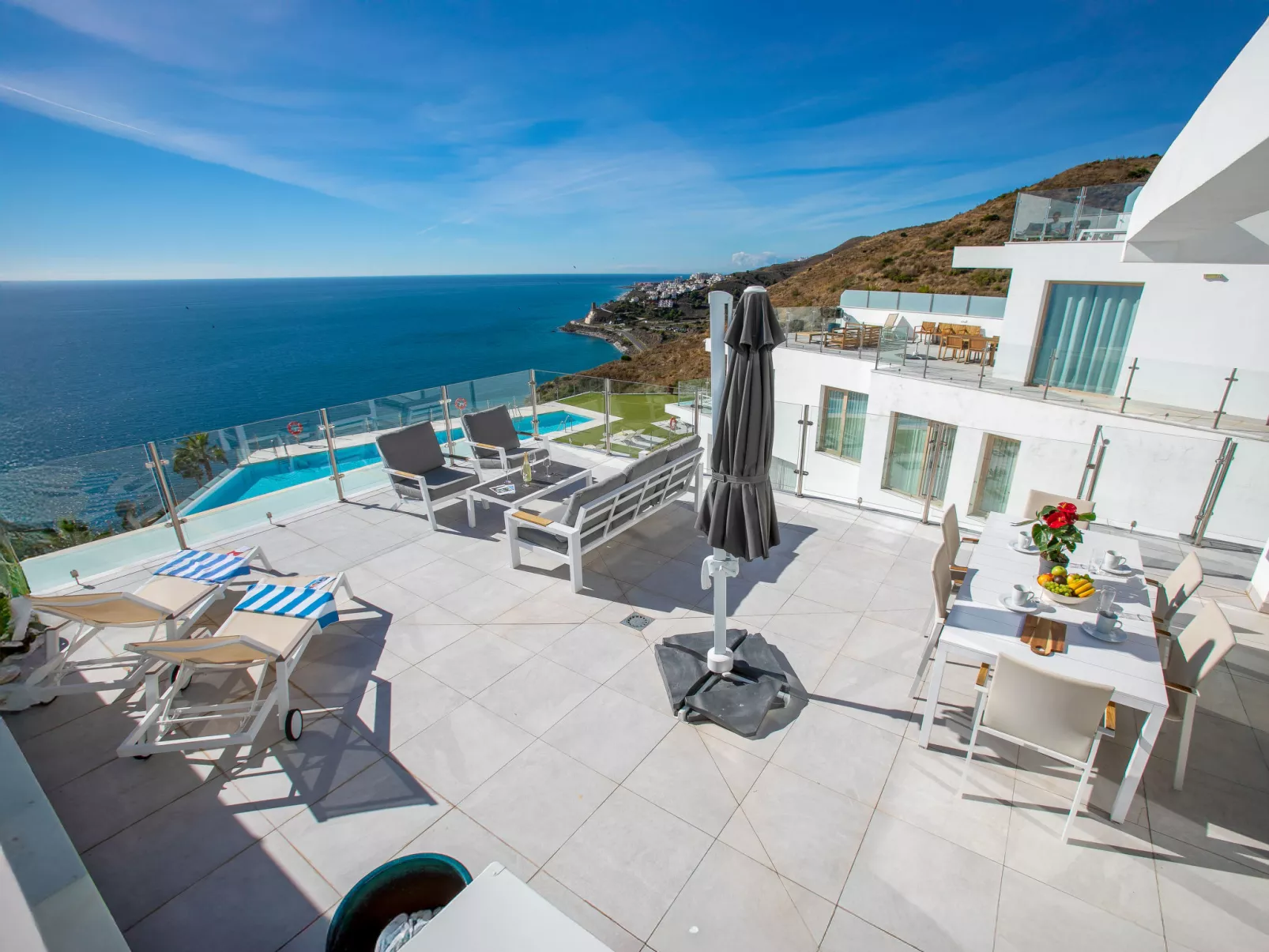 Ocean view sauna & Spa-Draußen