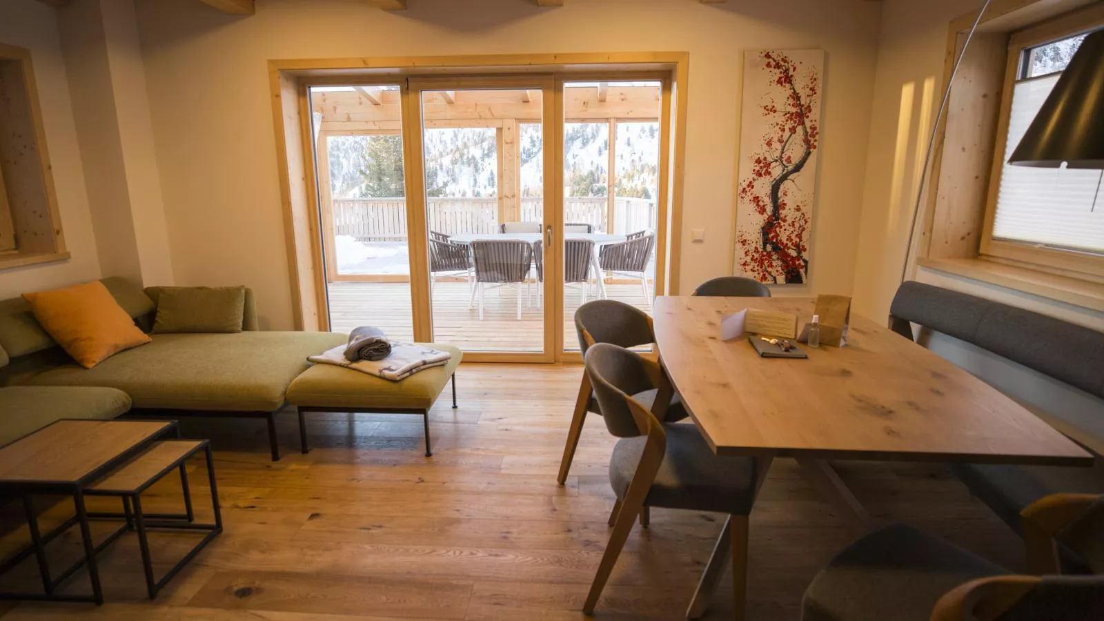 Designchalets Falkertsee-Living room