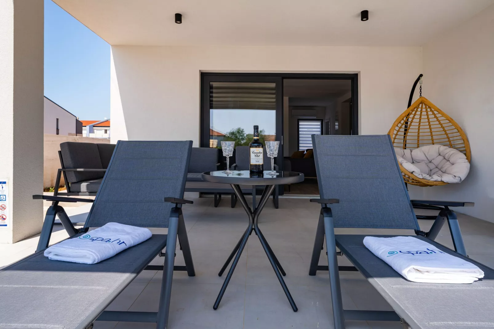 Villa Fine Touch-Terrasse/Balkon