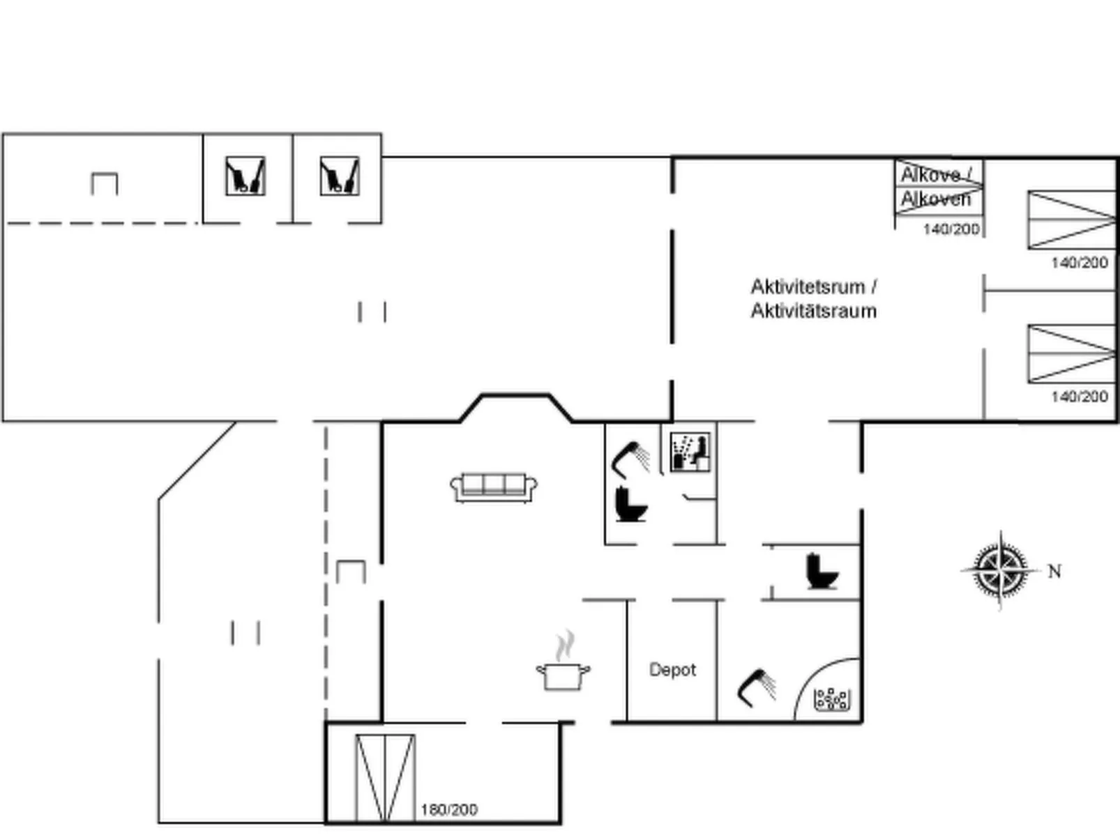 "Gustina" - 1.2km from the sea-Inside