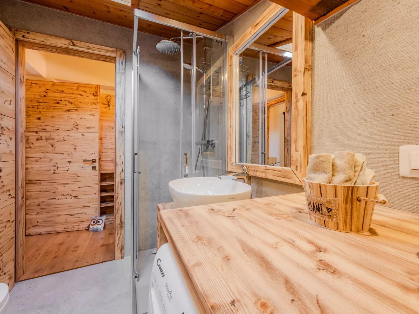 Mansarda in Legno San Rocco-Drinnen