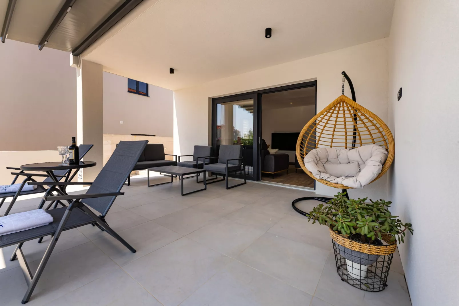 Villa Fine Touch-Terrasse/Balkon