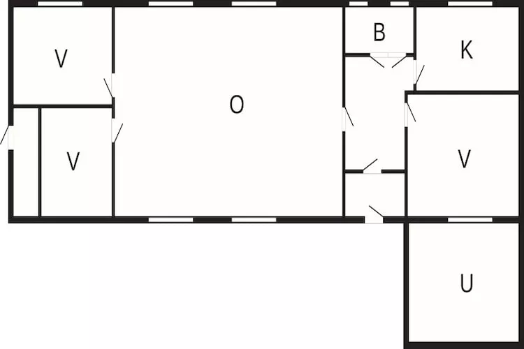 6 person holiday home in Ørsted-By Traum-Floor plan