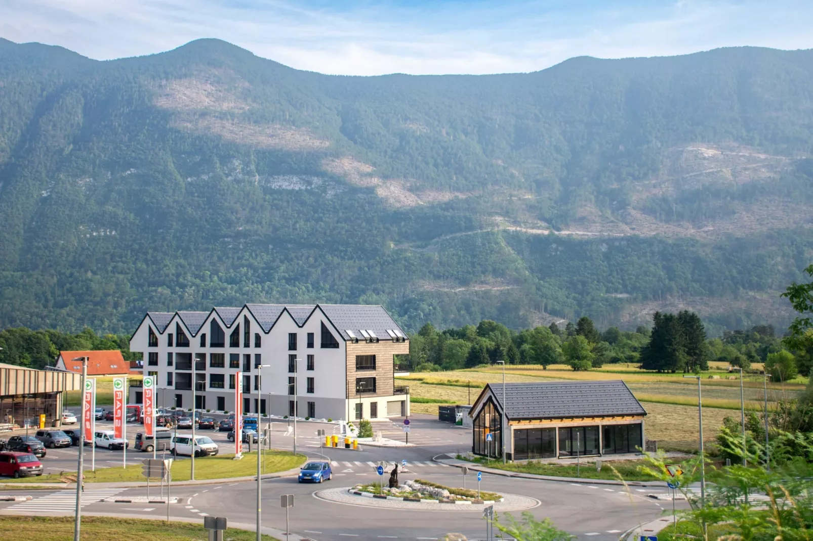 Bovec Chic Apartment with Sauna - One Bedroom Apartment with Balcony-Im Freien