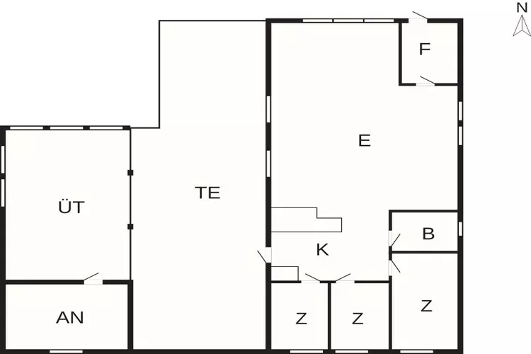 5 star holiday home in Hadsund-Floor plan