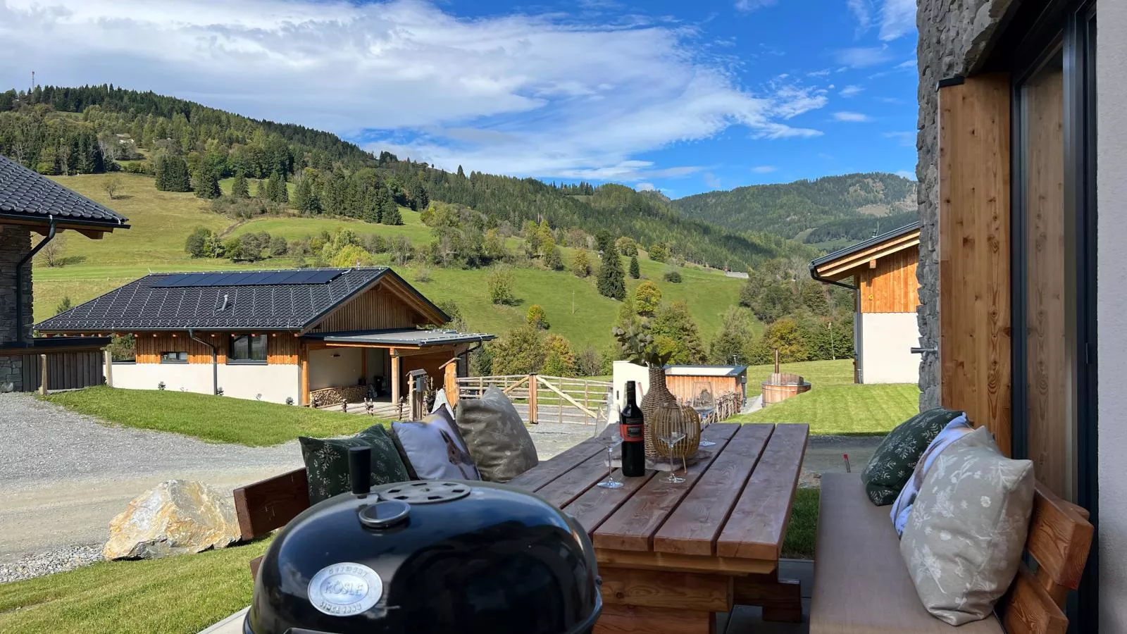Almchalet Alpenglück-Jardins en été