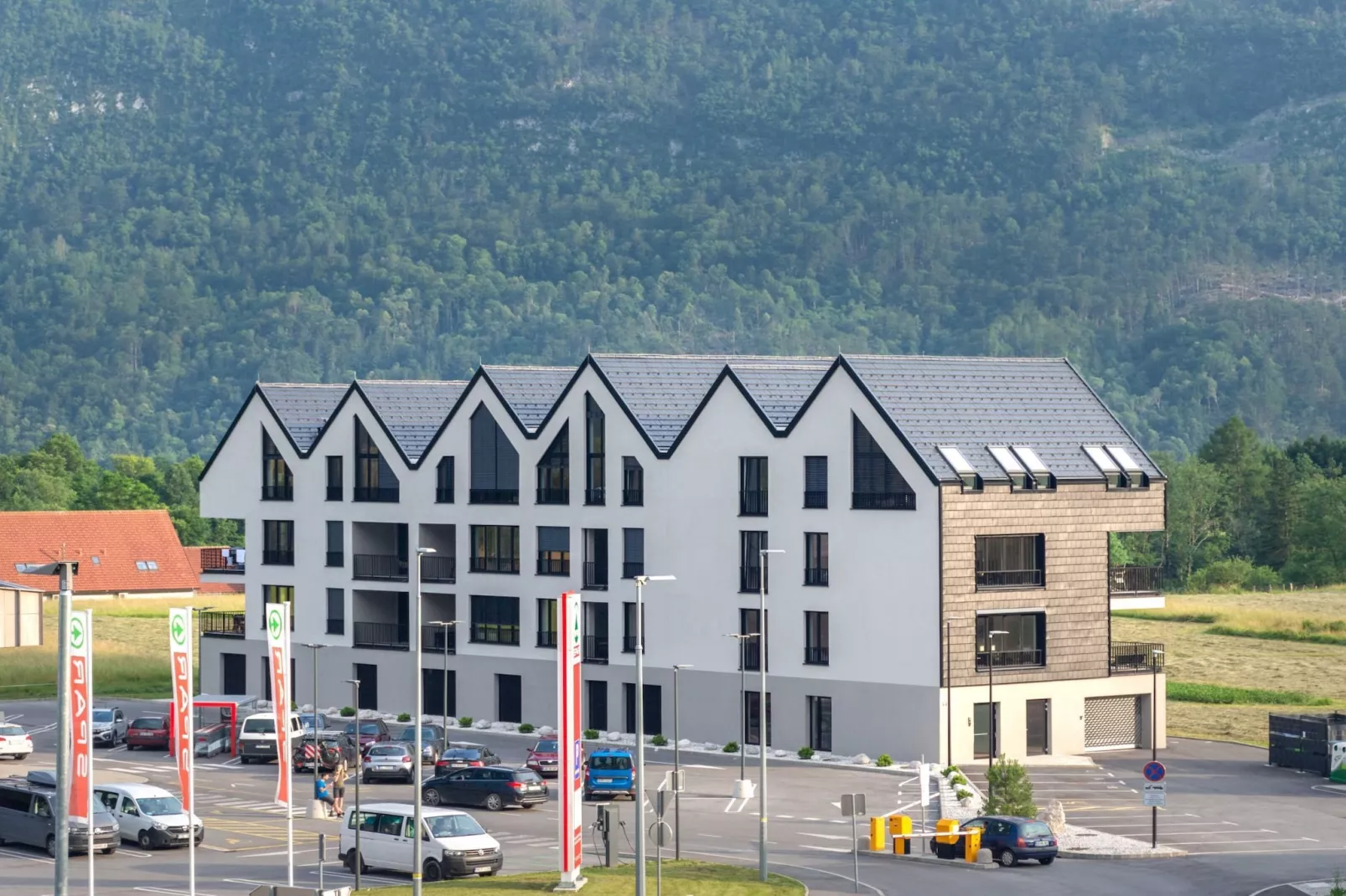 Bovec Chic Apartment with Sauna - One Bedroom Apartment with Balcony-Im Freien