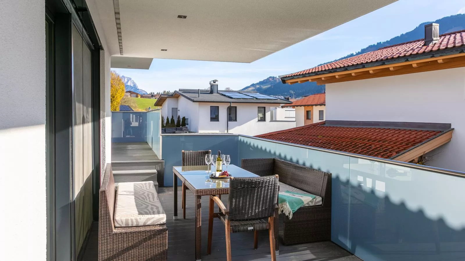 Alpin Chalet ARTE-Terrasse/Balkon