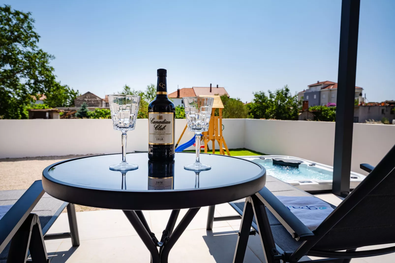 Villa Fine Touch-Terrasse/Balkon