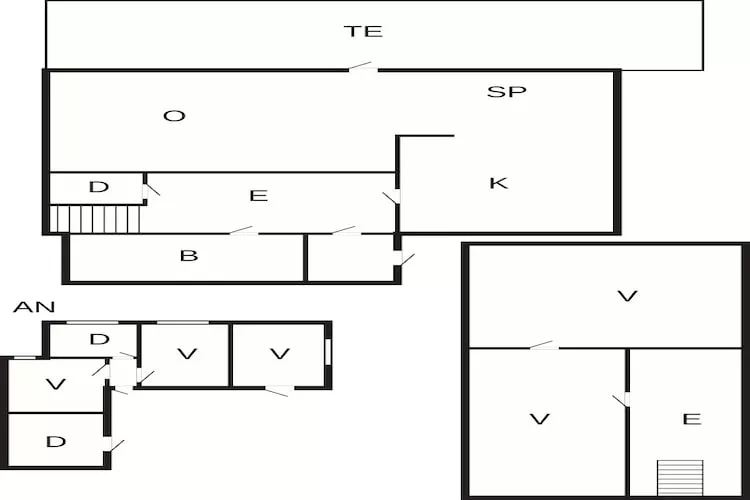 4 Sterne Ferienhaus in SKJEBERG-Grundriss