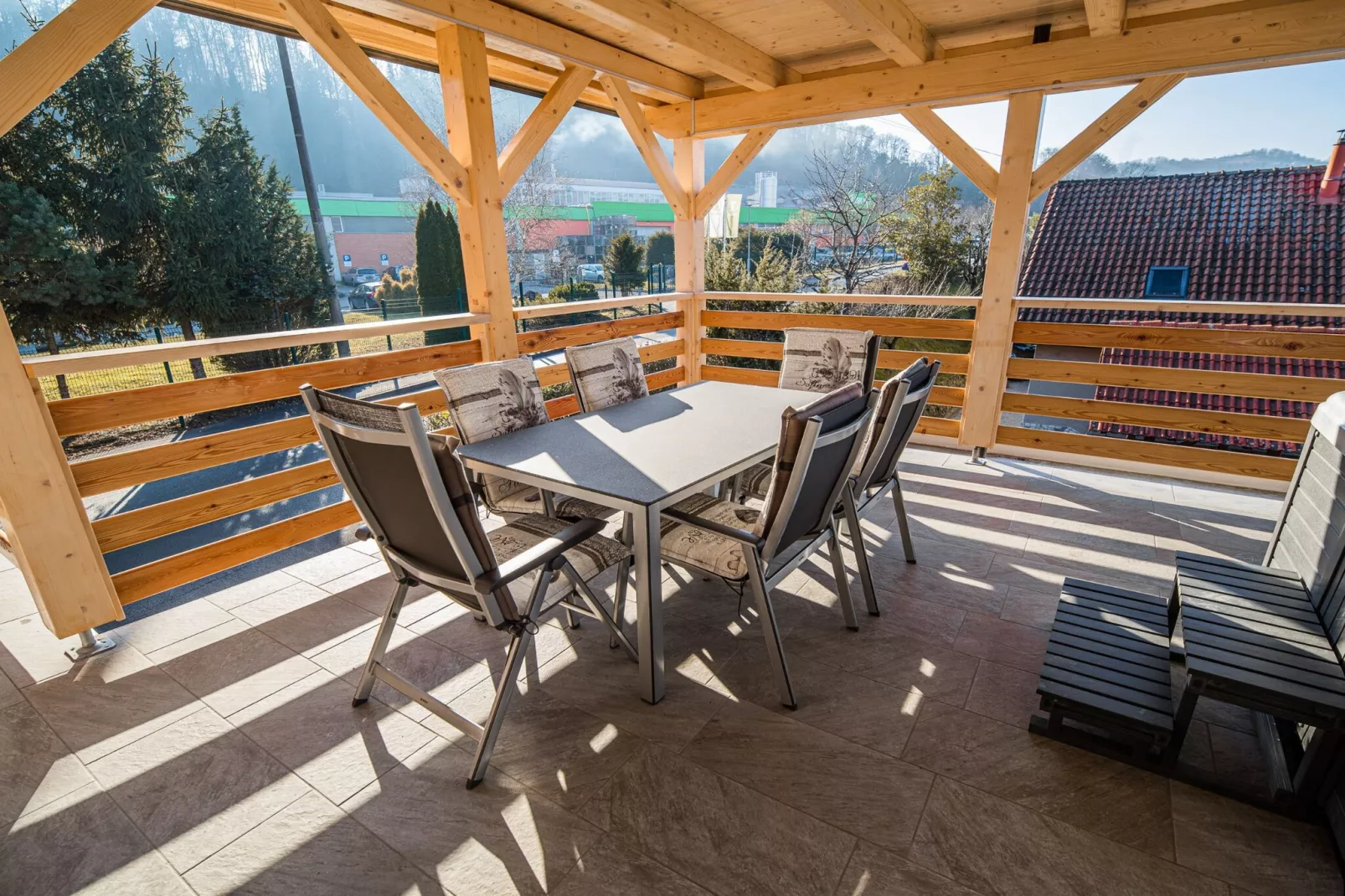 Relaxing Retreat with Hot Tub in Sevnica - Three Bedroom Apartment-Terrace