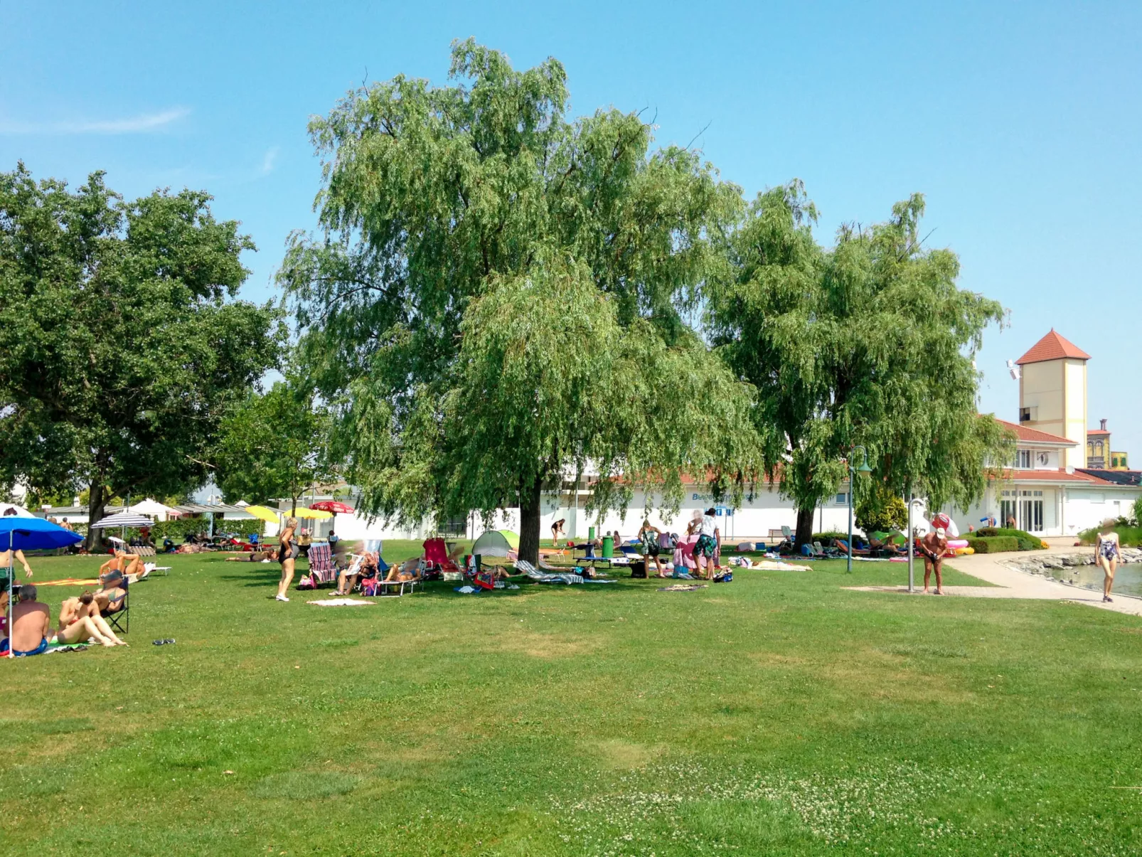 Großmutters Ferienhaus-Umgebung