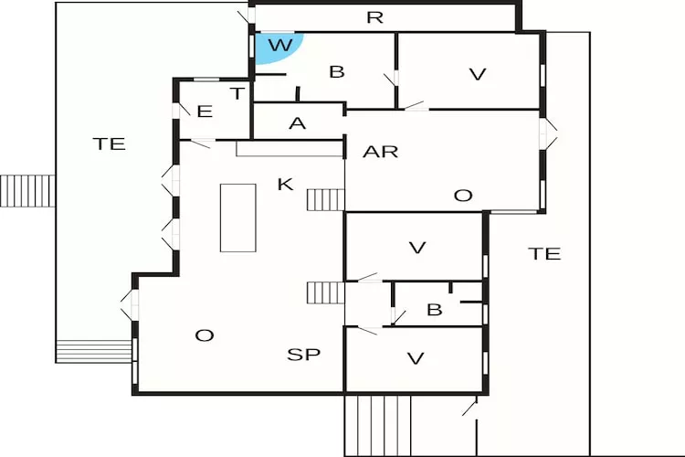 5 star holiday home in Sjølund-Floor plan