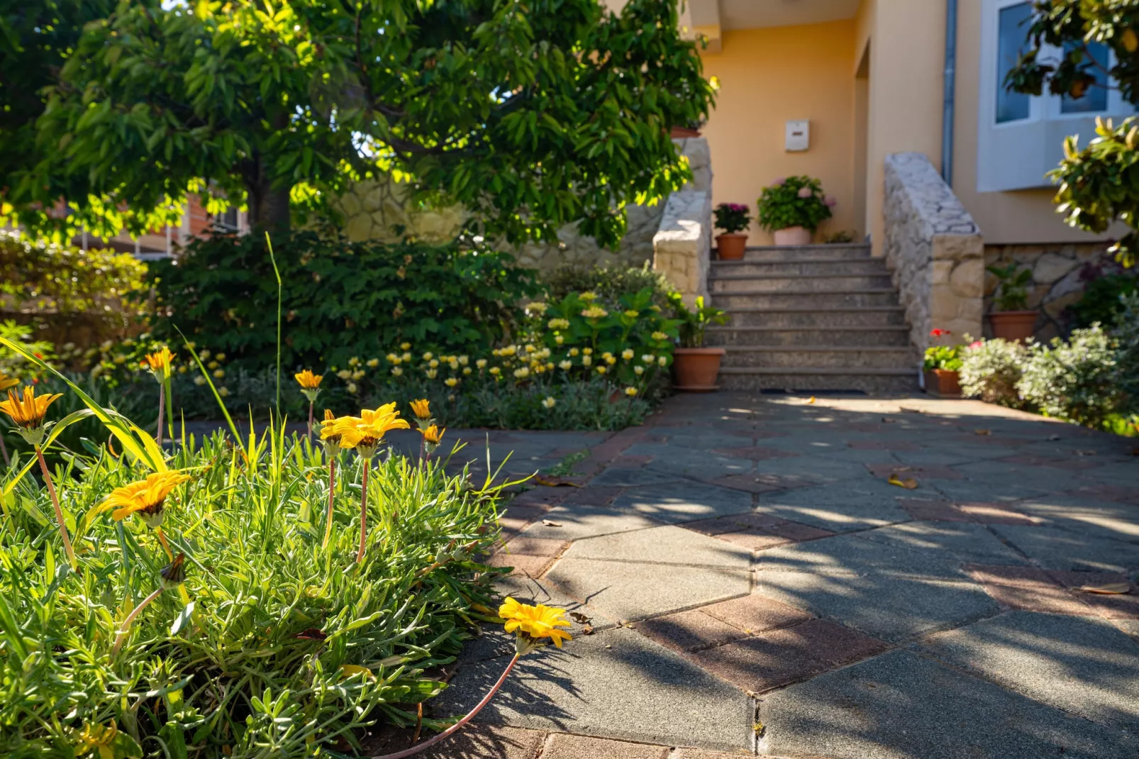 Beach house Privlaka-Garten Sommer