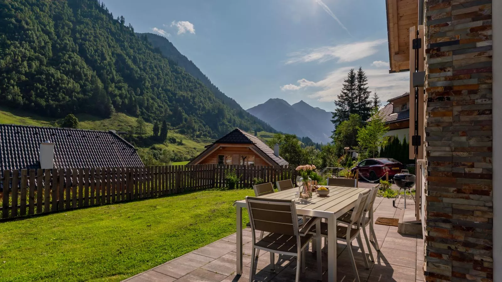 Im grünen Herzen-View in summer