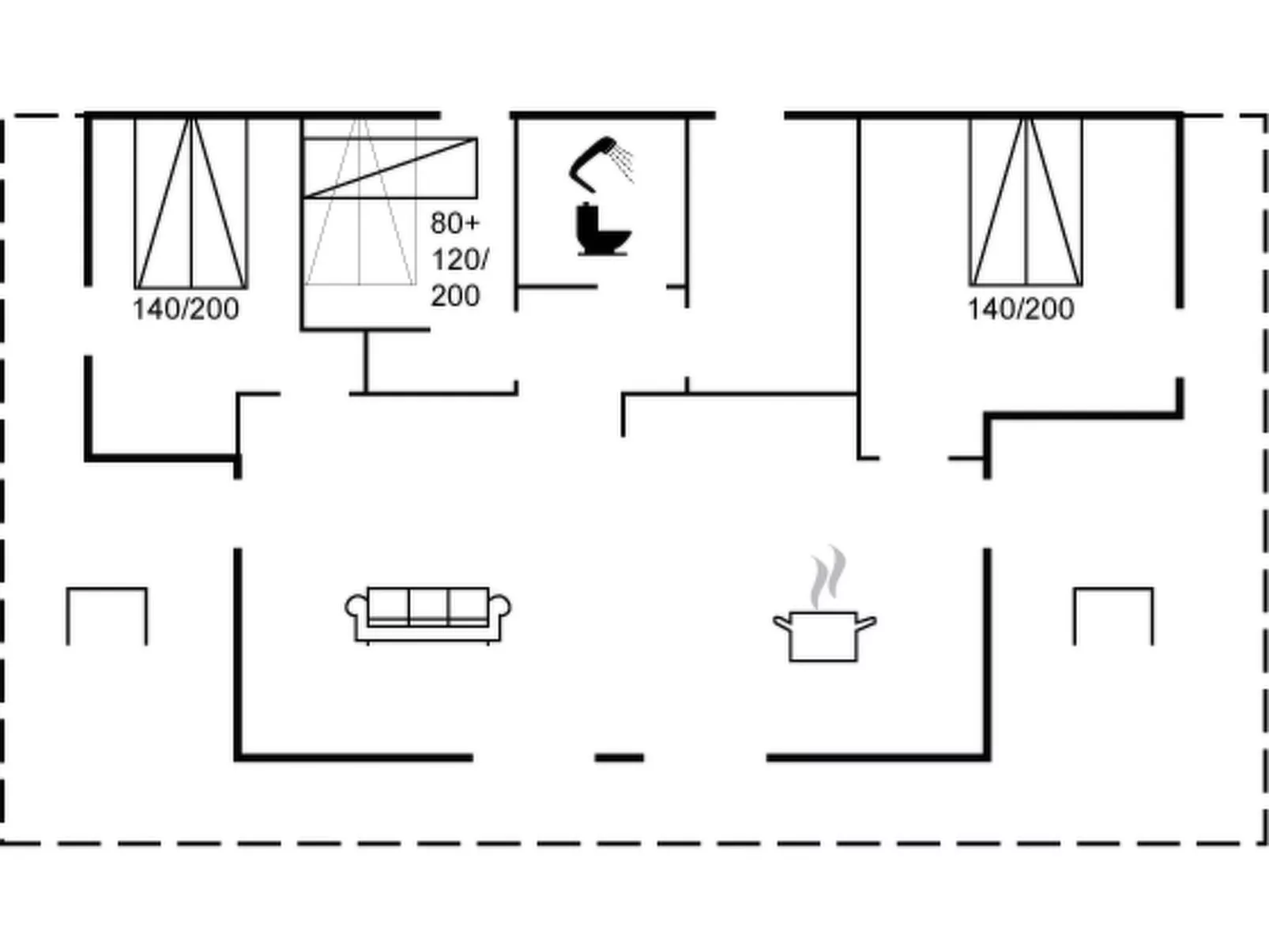"Herulf" - 450m from the sea-Inside