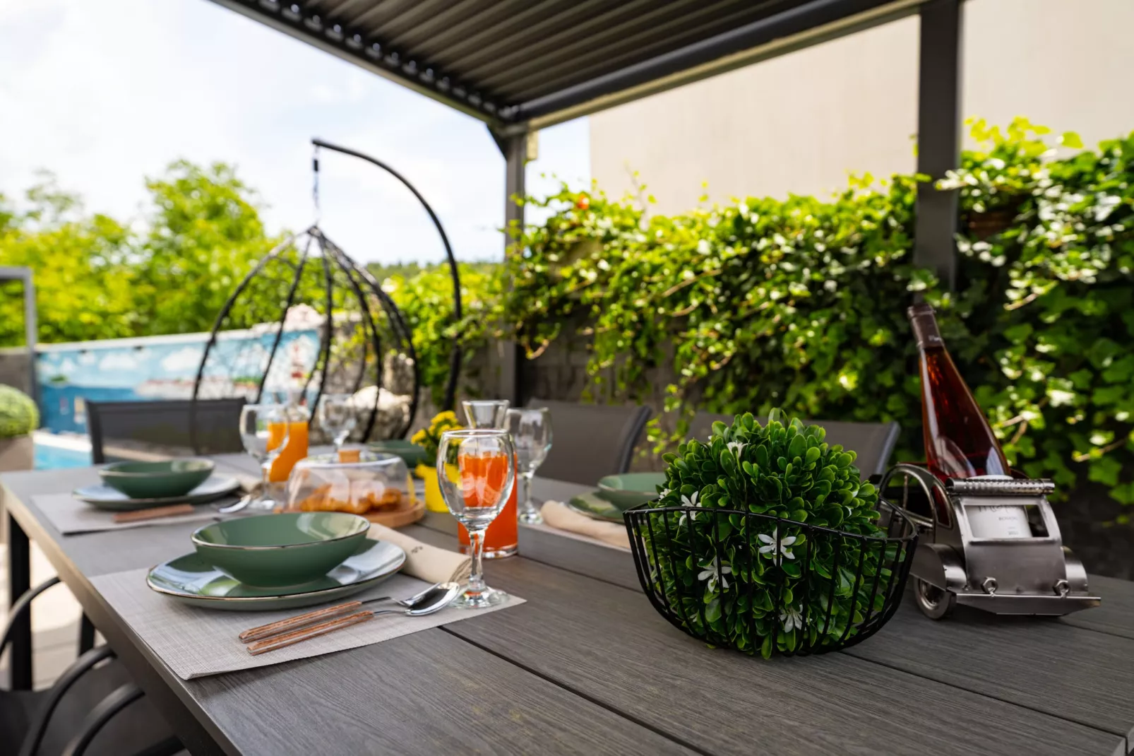 Apartment Nikita with private pool-Ambiance