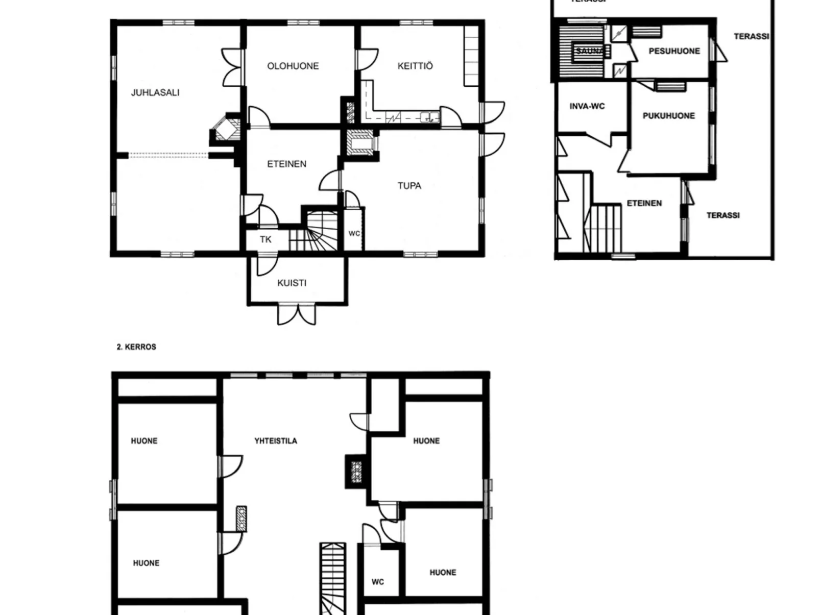 Päätalo, mökkilomat ja perhejuhlat-Dedans