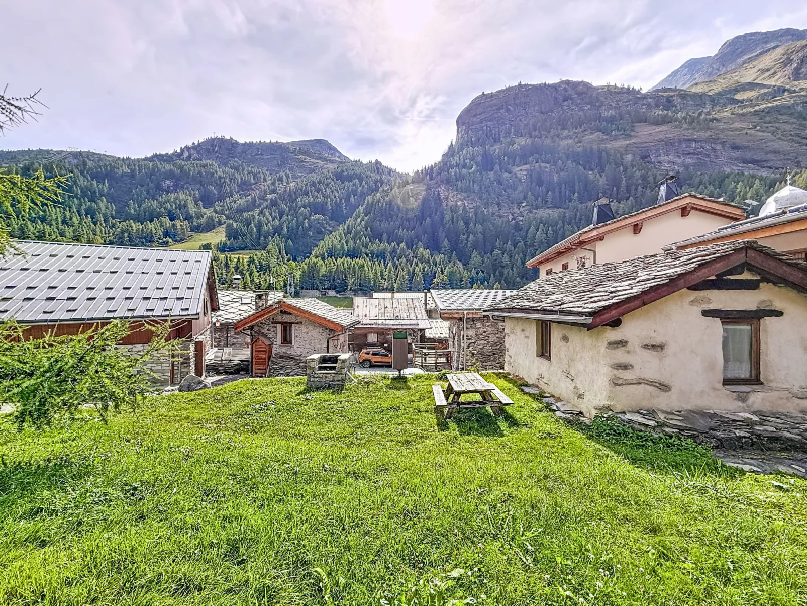 Chalet La Bergerie-Draußen