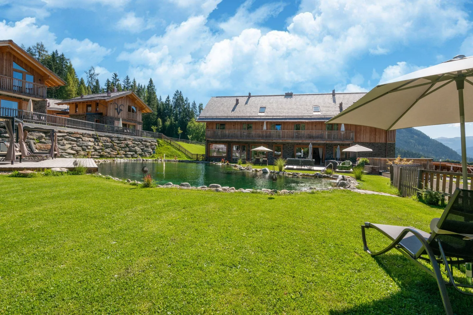 Wellness "Christl am Berg" - Garten Sommer