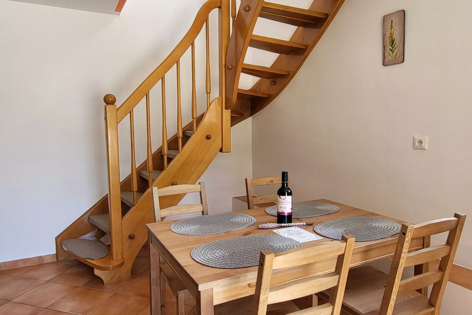 Peaceful Countryside Holiday Home with Terrace - One Bedroom Holiday Home with Terrace-Stairs