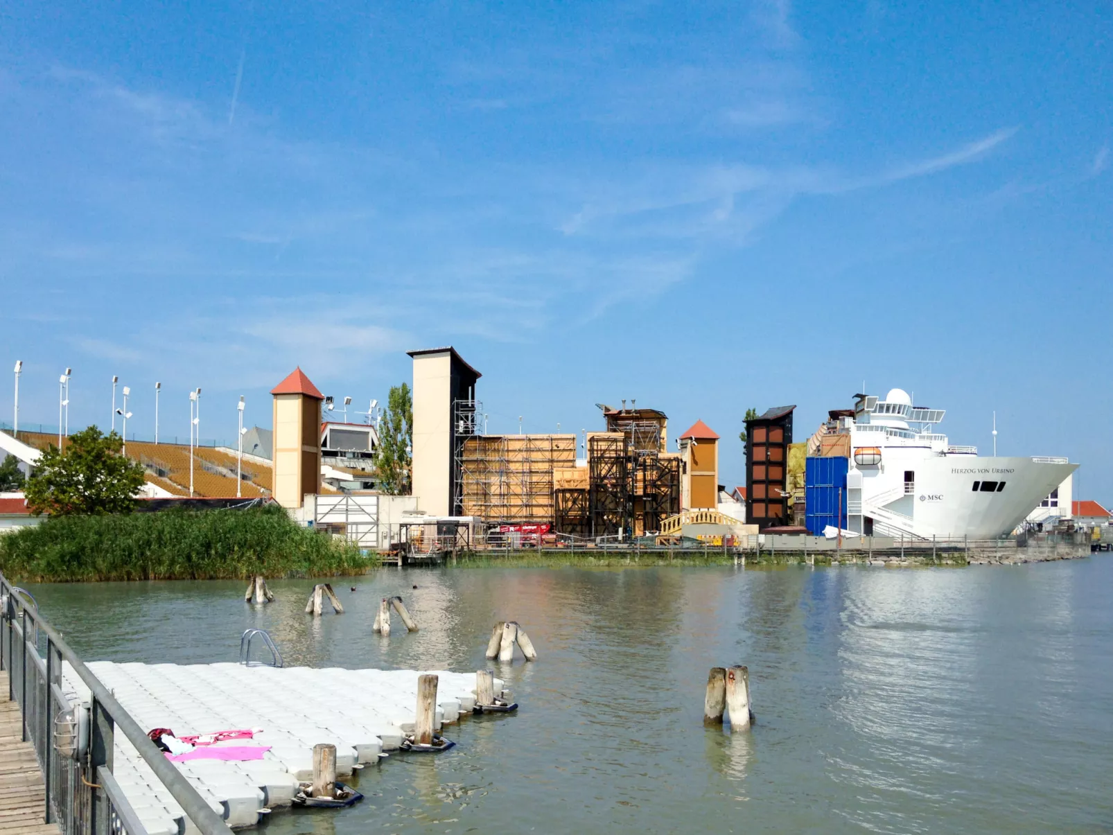 Großmutters Ferienhaus-Umgebung