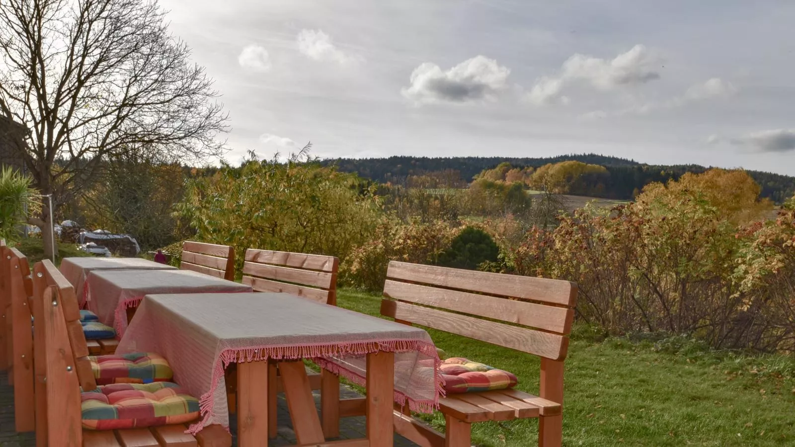 Blumenhof-View in summer