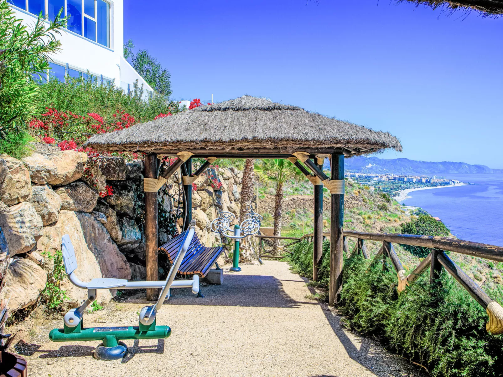 Ocean view sauna & Spa-Drinnen