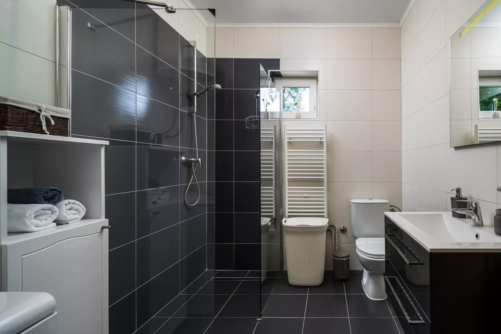 Villa Olea with private heated pool-Salle de bain