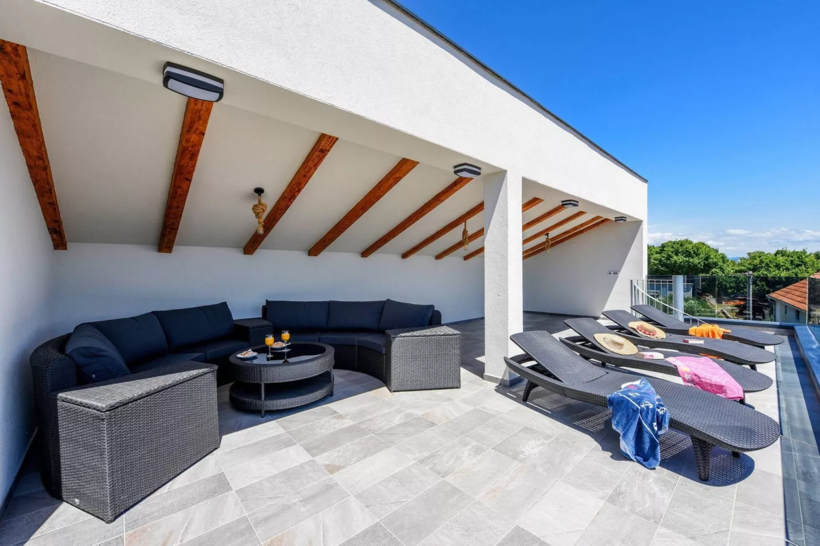 Sea view Villa Possedaria-Terrace balcony