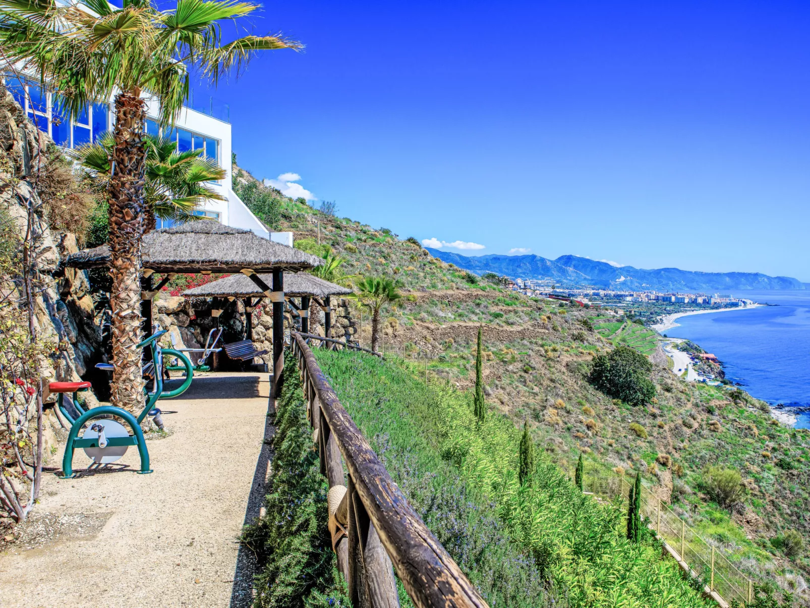 Ocean view sauna & Spa-Drinnen