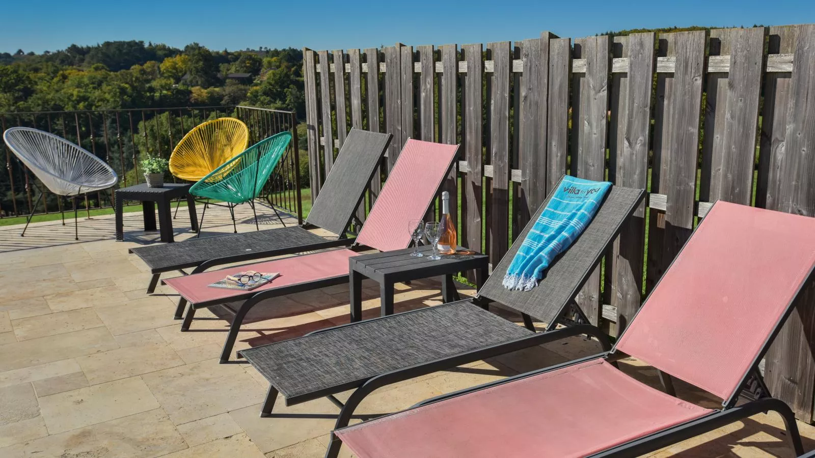 Gite Constantin-Terrasse/Balkon