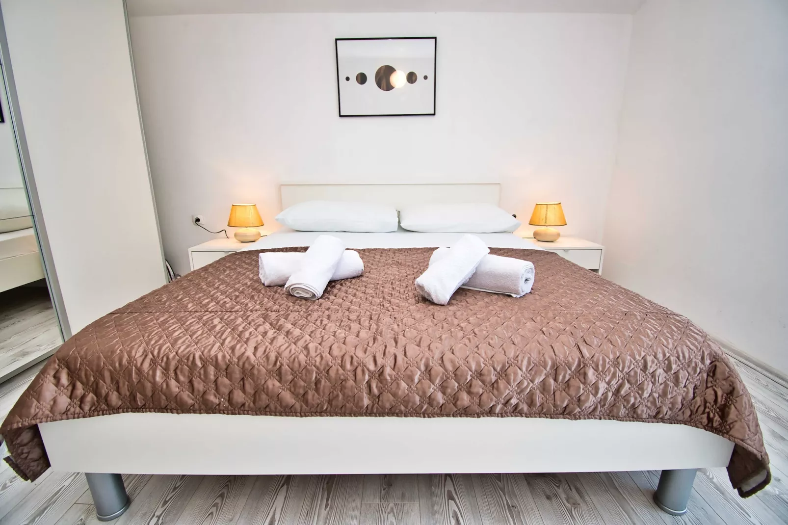 Apartment Visocane with private pool-Schlafzimmer