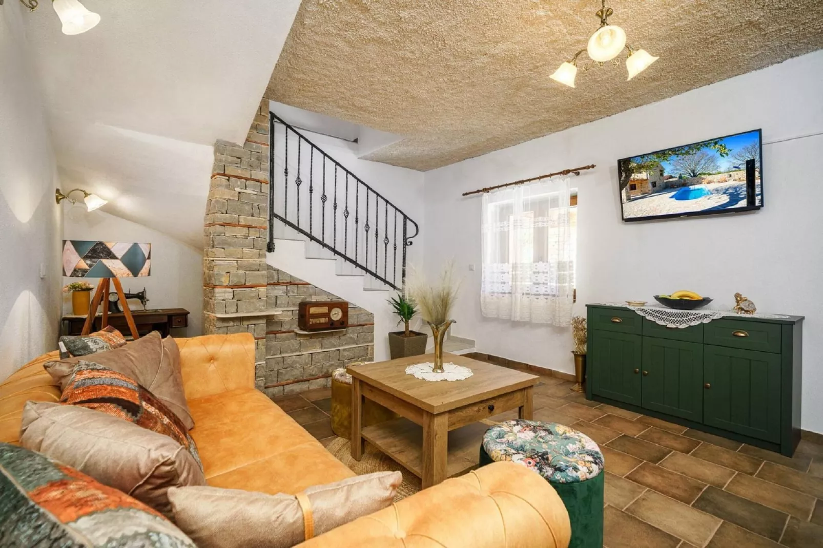 Authentic Villa Malou-Wohnzimmer