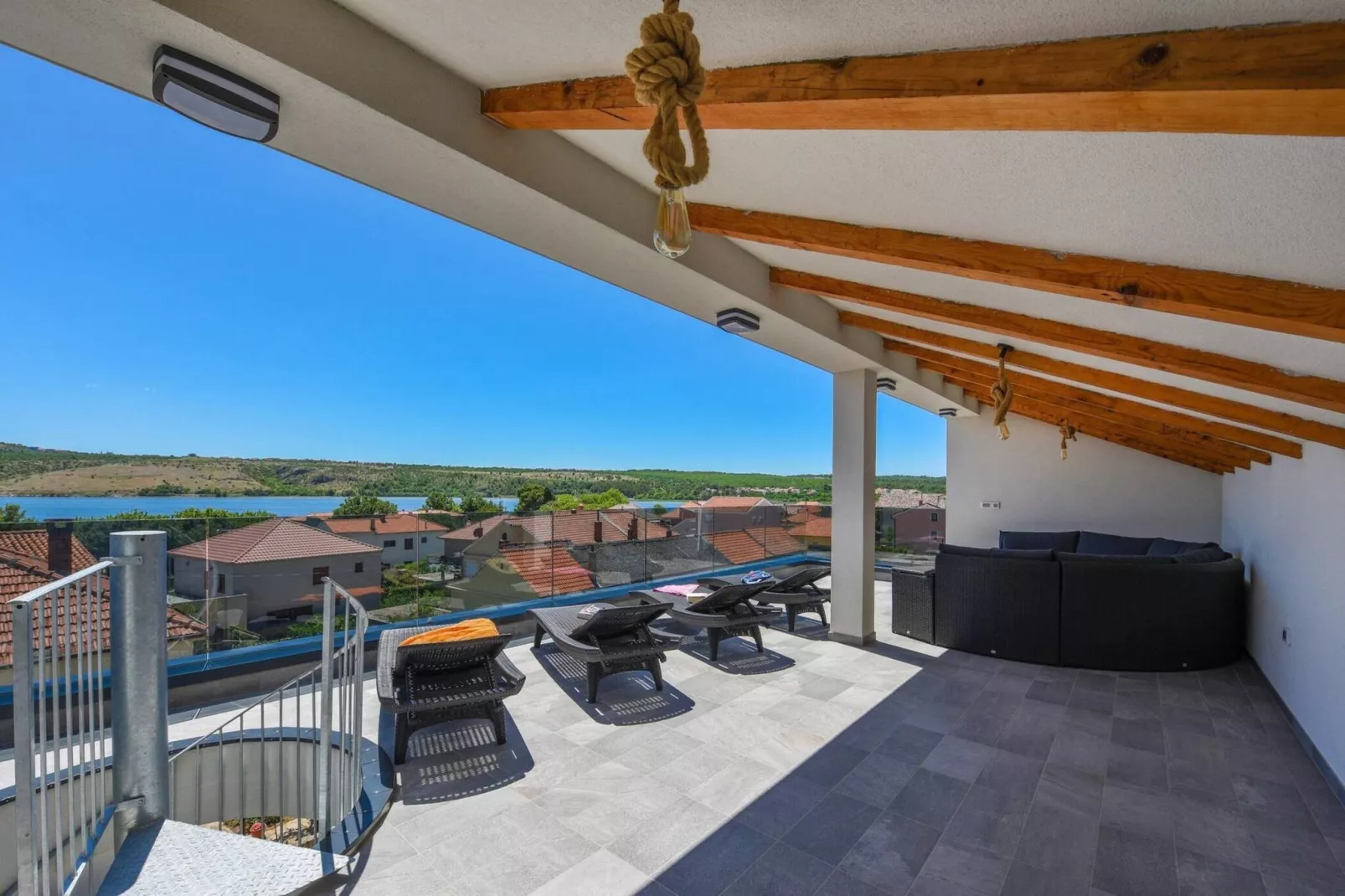 Sea view Villa Possedaria-Terrace balcony