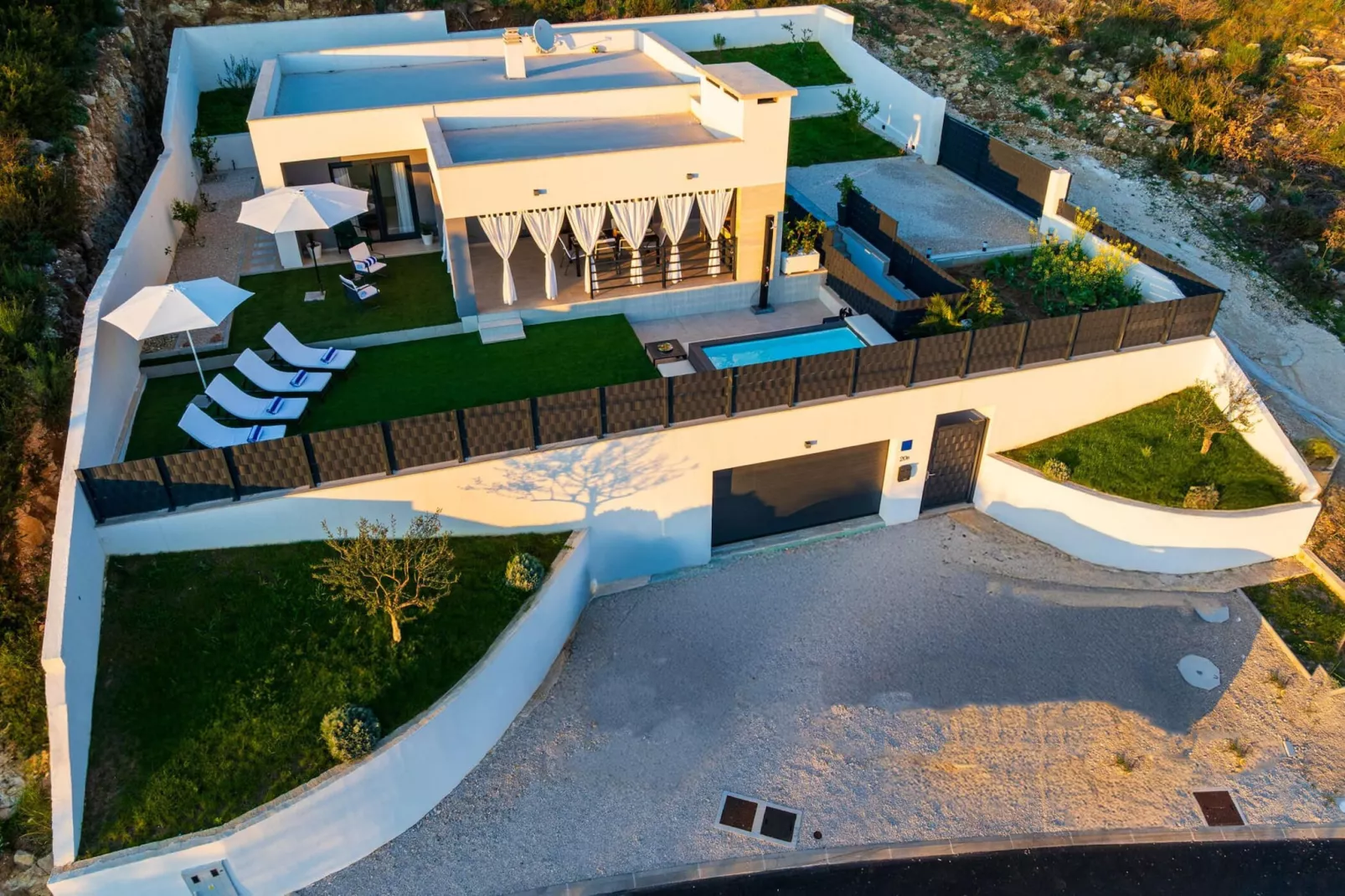 Sea view Villa Rica-Extérieur été