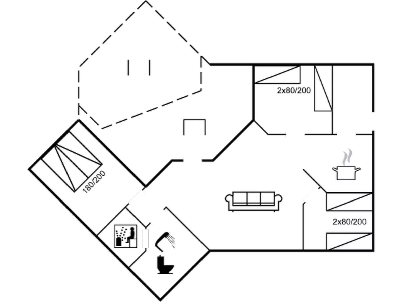 "Agnesa" - 700m from the sea-Inside