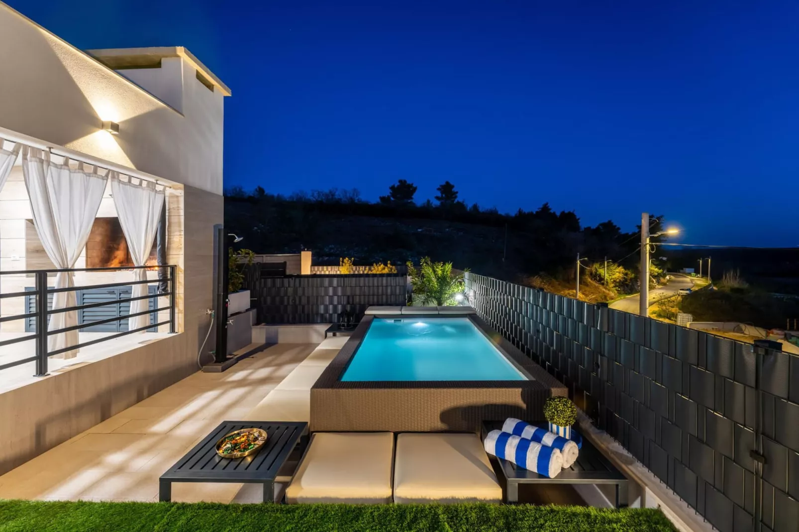 Sea view Villa Rica-Piscine