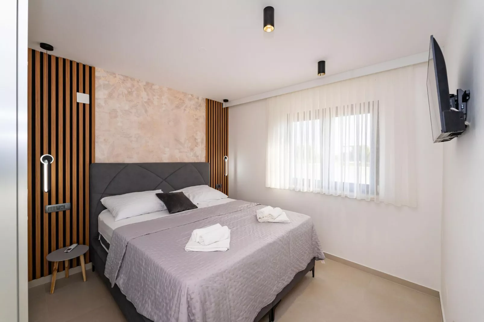Beach apartment LaMag-Chambre