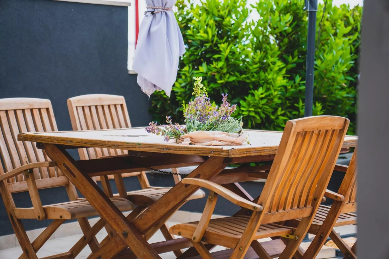 Beach house Festini-Terrace balcony