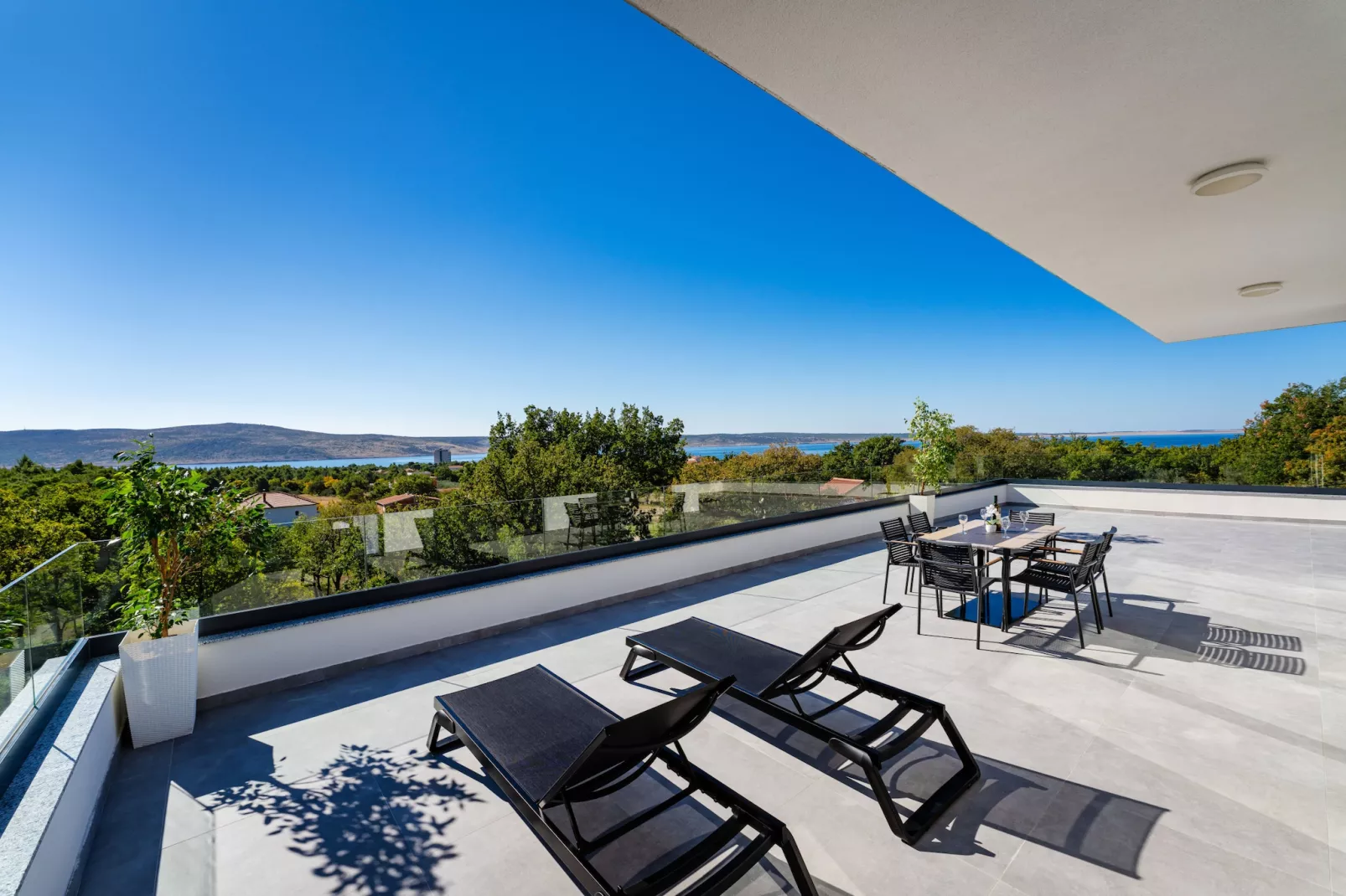 Sea view Villa Senti-Terrasse / balcon