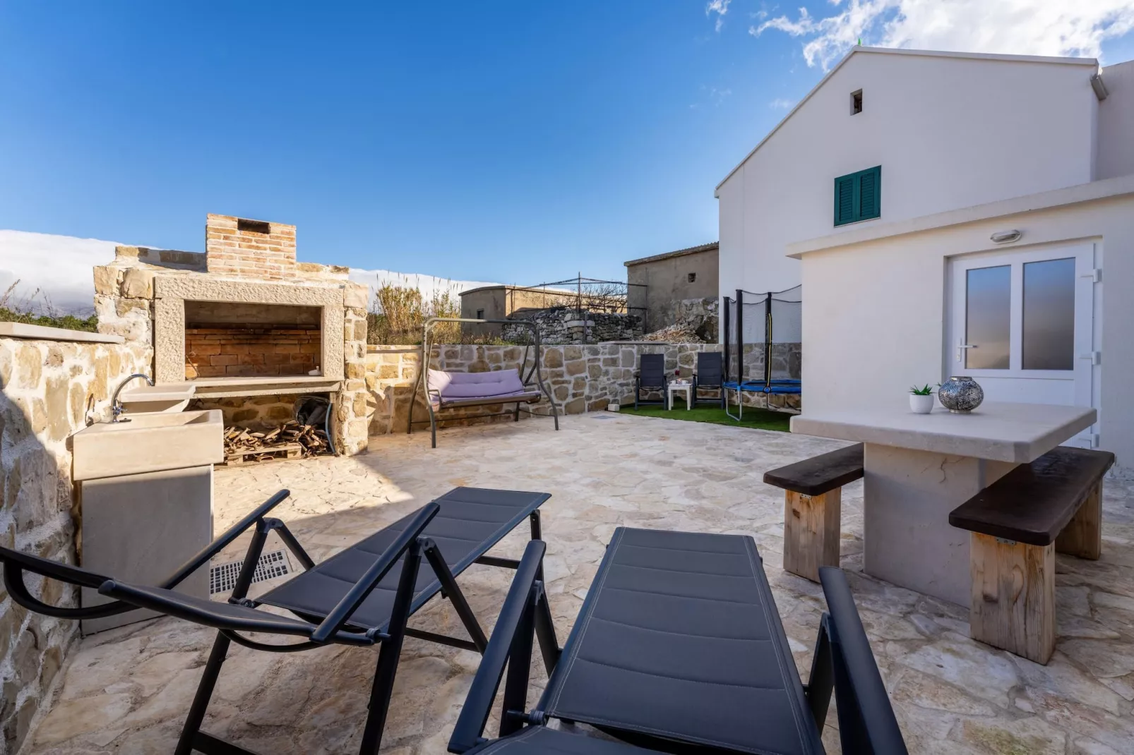 Holiday home Fortica-Terrasse/Balkon