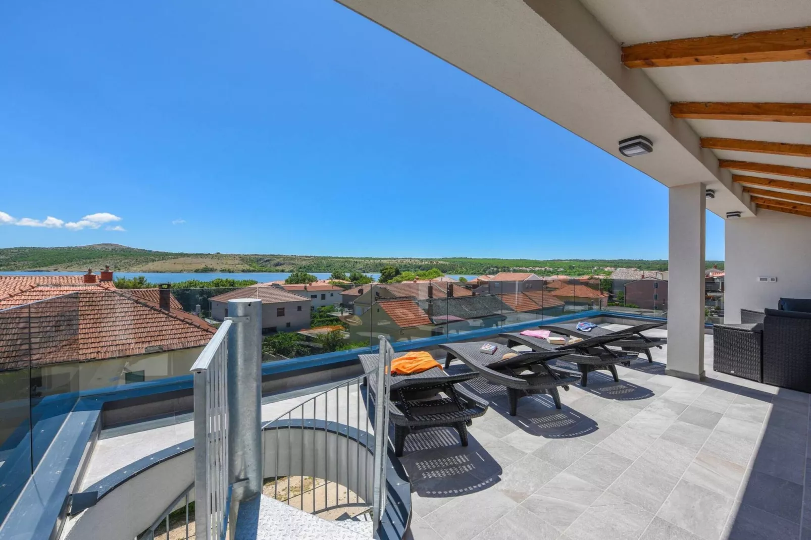 Sea view Villa Possedaria-Terrace balcony