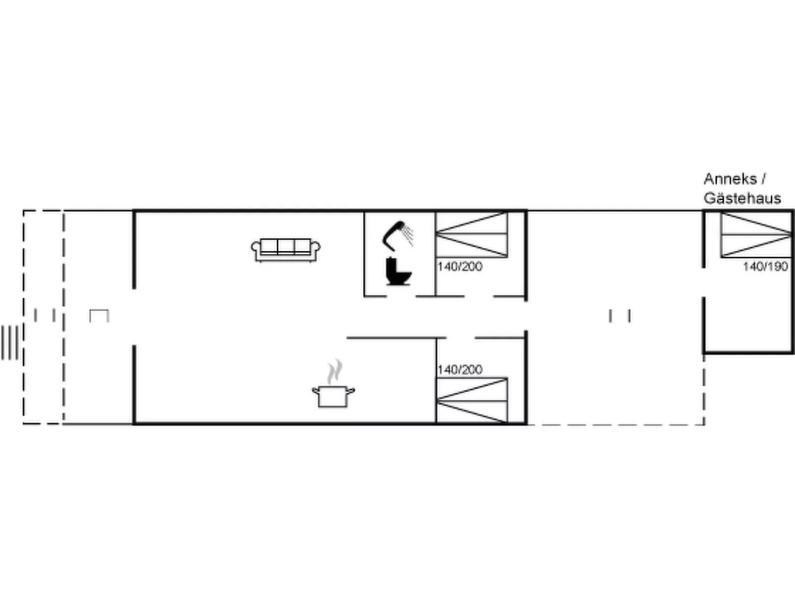 "Swenki" - 29km from the sea-Drinnen