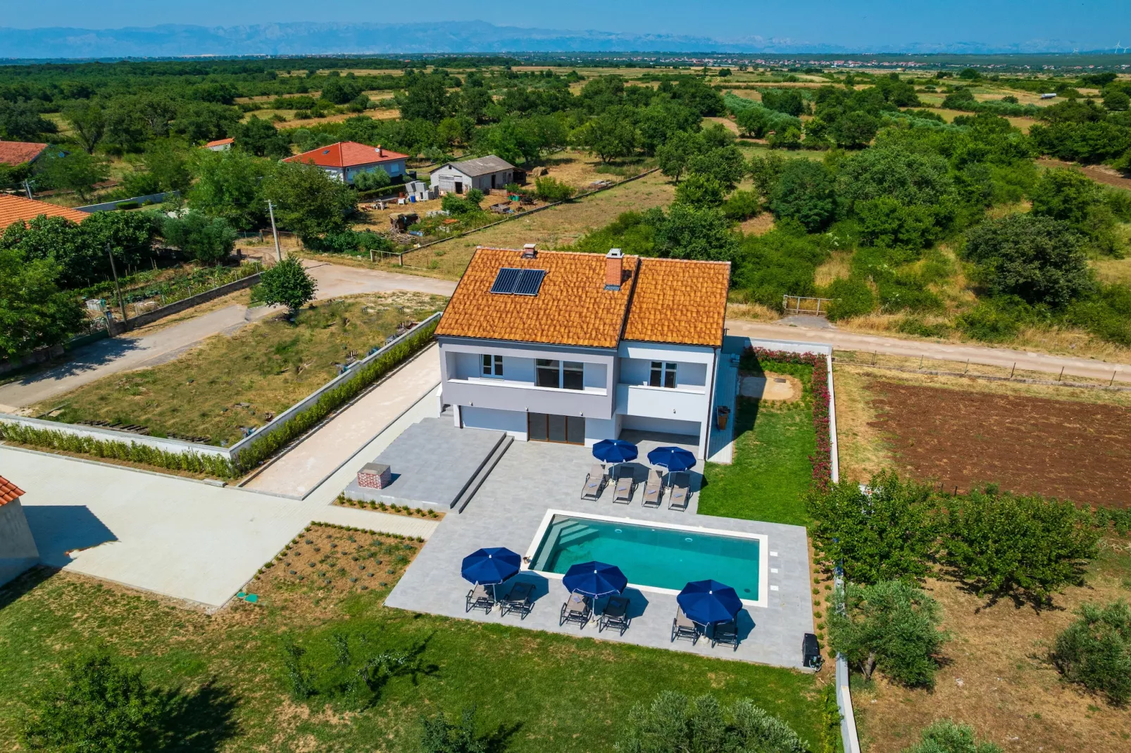 Villa Campi Dalmatia-Zones été à 1 km