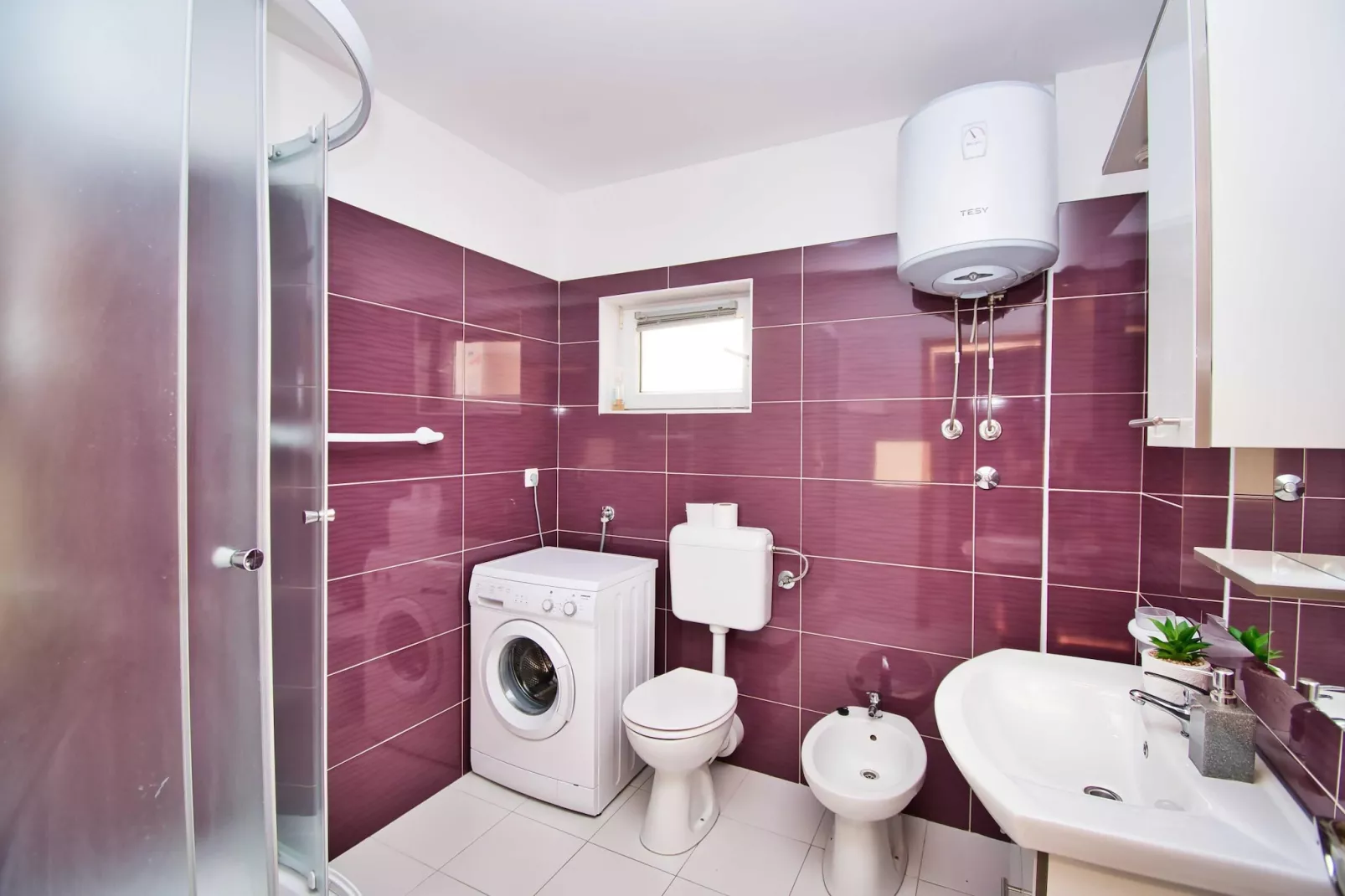 Apartment Visocane with private pool-Badezimmer