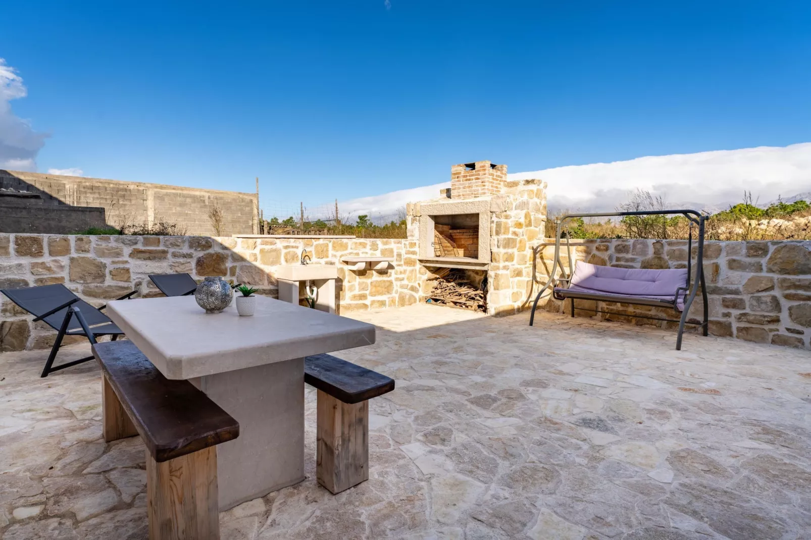 Holiday home Fortica-Terrasse/Balkon