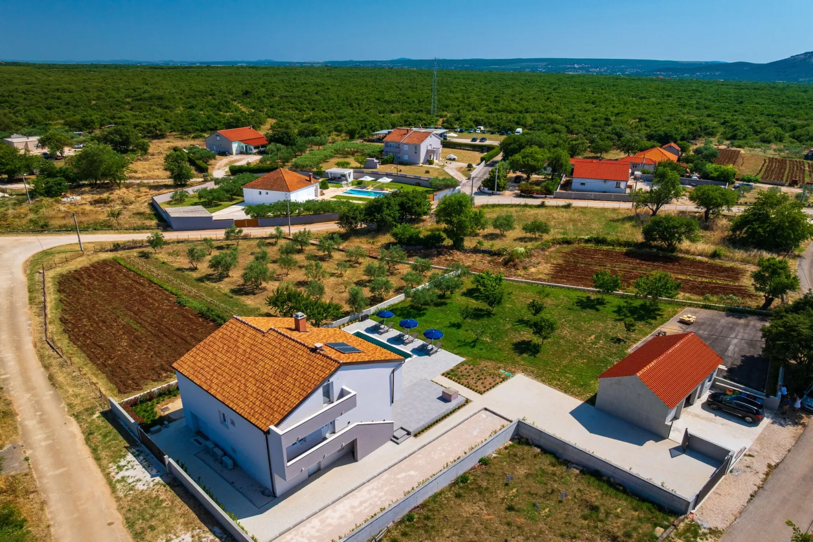Villa Campi Dalmatia-Zones été à 1 km